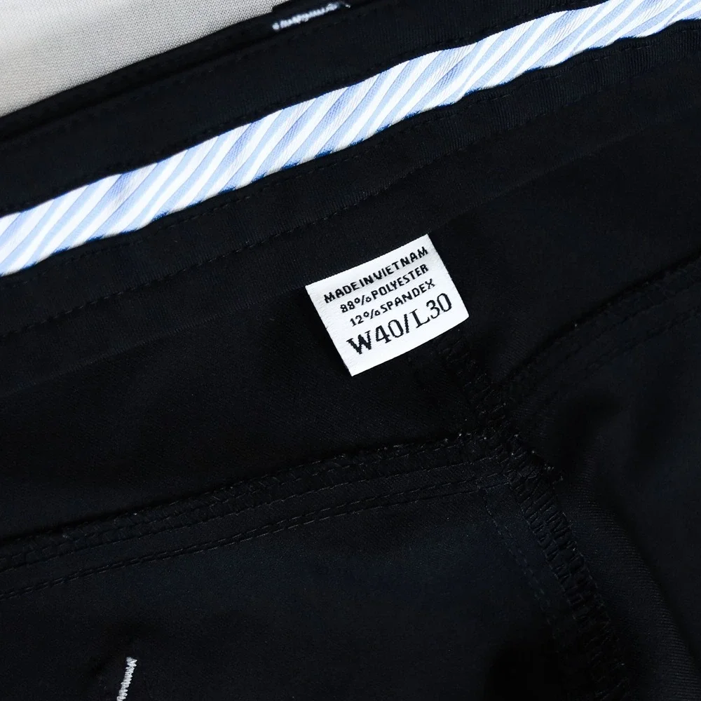 FootJoy Golf Pants Mens 40x30 Black Athletic Fit Performance Stretch Trousers